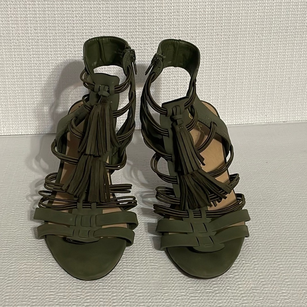 C confort 1946 chunky heels sandals ,size 10 - Picture 2 of 11